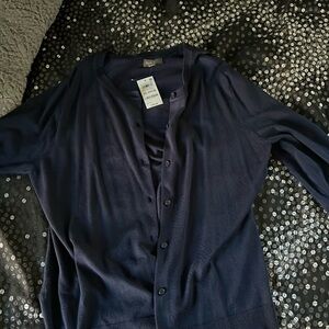 Women’s cardigan - navy- large